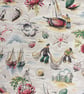 50s 60s By The Seaside Fishing Fisherman Grafton barkcloth Lampshade option 