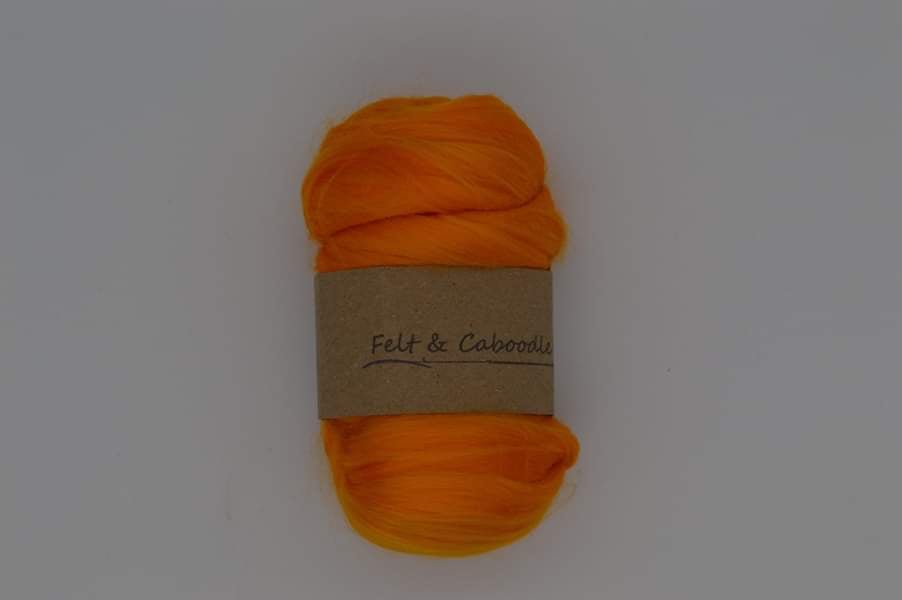 Orange bamboo fibre 25g