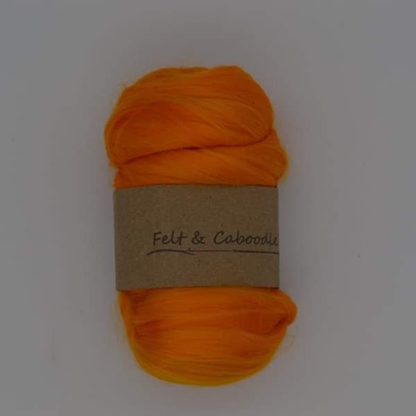 Orange bamboo fibre 25g