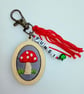Toadstool Keyring or Bag Charm - Image 3