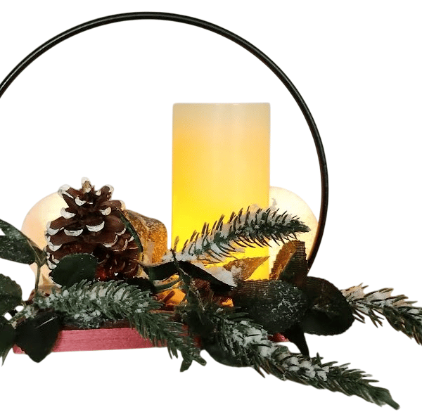 Christmas LED Candle Table Centerpiece