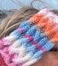 Hand knitted wool headband featuring Celtic knot pattern. Lined. CANDY - Image 2
