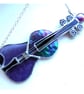 Violin Suncatcher Stained Glass Purple Music Musical Instrument  - Image 2