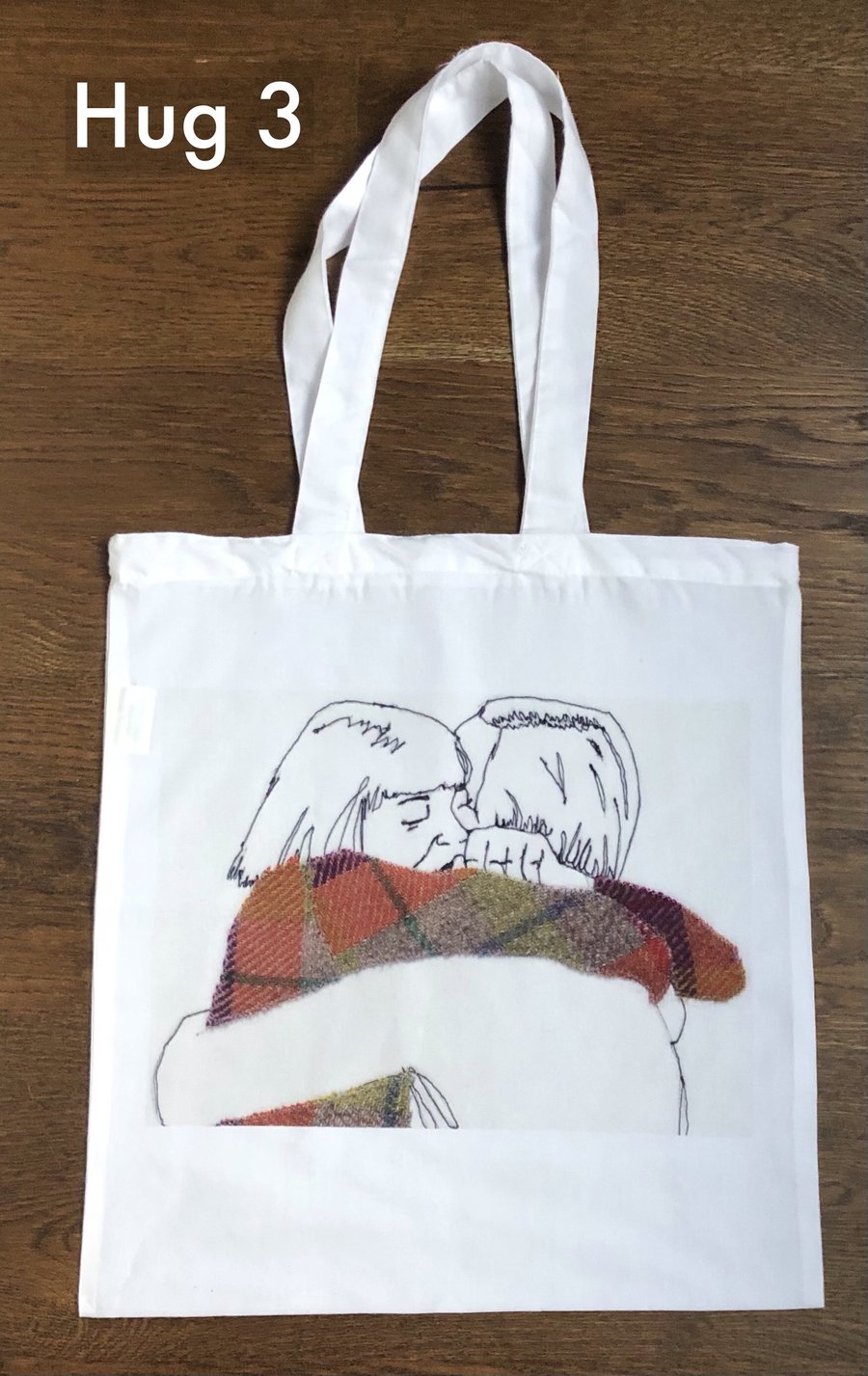 Hug tote bag (design 3)
