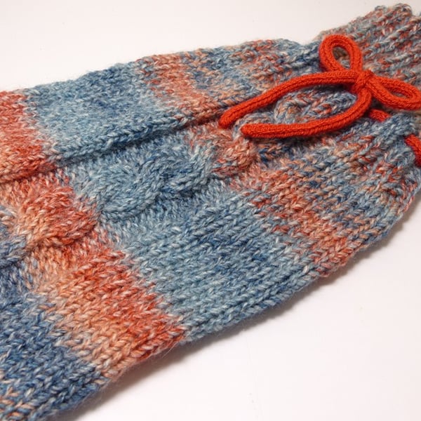 Hand Knitted Hot Water Bottle Cosy