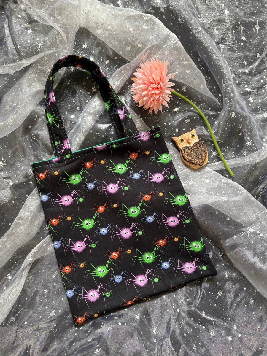 Children’s Halloween Tote Bag - Trick or Treat - Small Bag for Halloween treats 