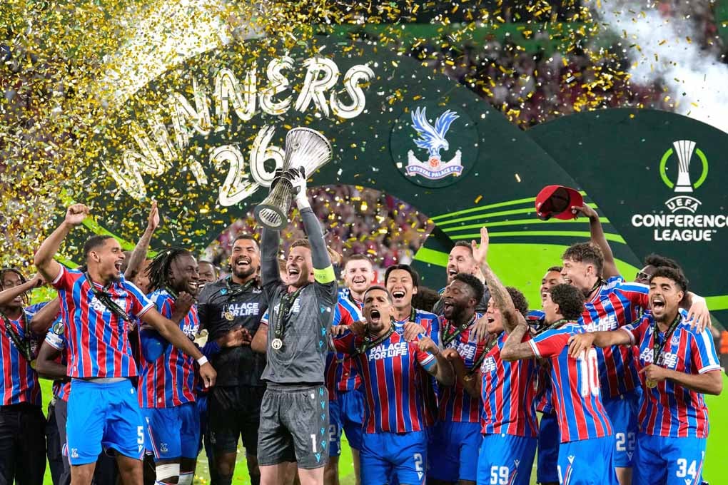 Crystal Palace FC UEFA Conference League Cup Winners 2026 Photograph Print