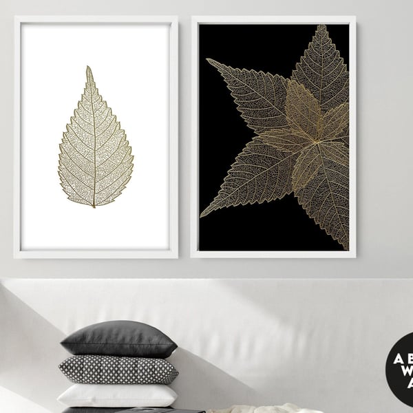 Wall Decor Living Room set of 2 art Prints,Home Decor wall hanging, office decor