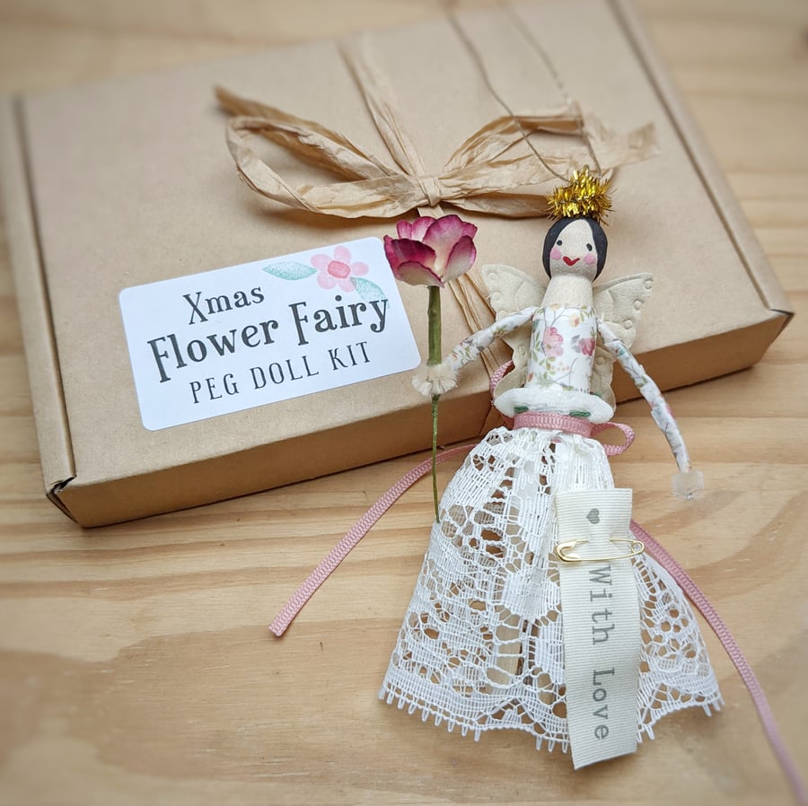 Xmas Flower Fairy Kit Hanging Decoration