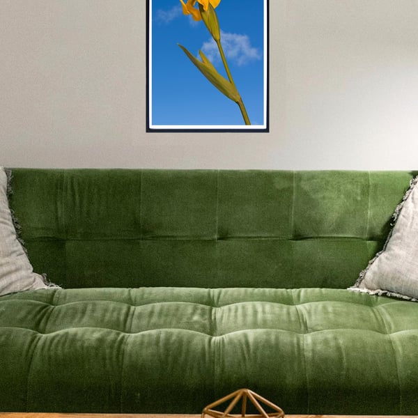 Yellow Flag Iris botanical wall art print