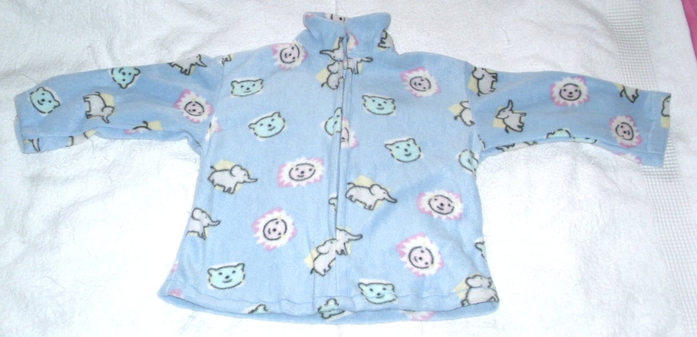Animals fleece jacket, age  3