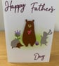 Handmade Father's Day Woodland Walk Card