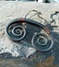 Forged Steel Scroll - Wall Sculpture - Image 1