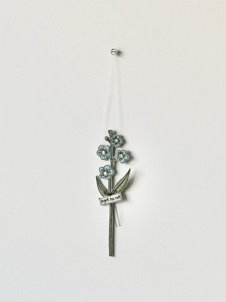 'Forget-me-not' - Hanging Decoration