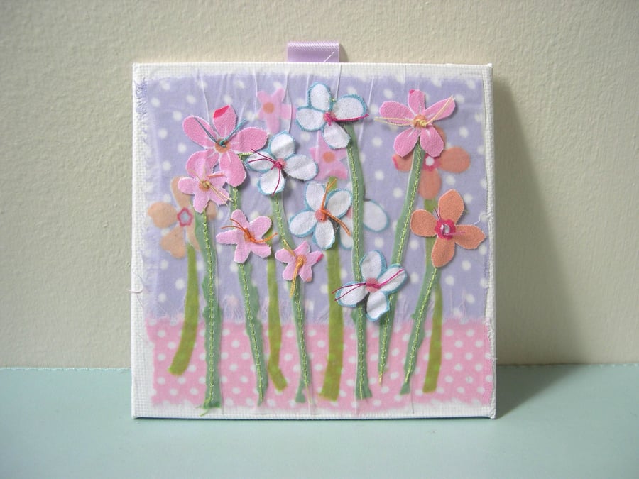 Flower Garden textile artwork