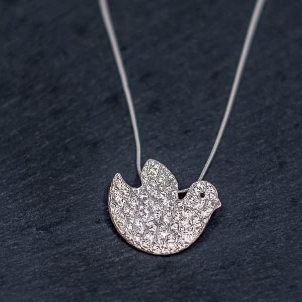 Silver Bird Pendant (FSP79)