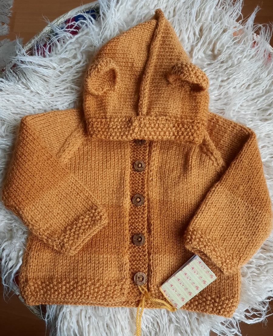 Honey bear baby hoody
