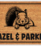 Squirrel Door Mat - Personalised Grey Squirrel Welcome Mat - 3 Sizes
