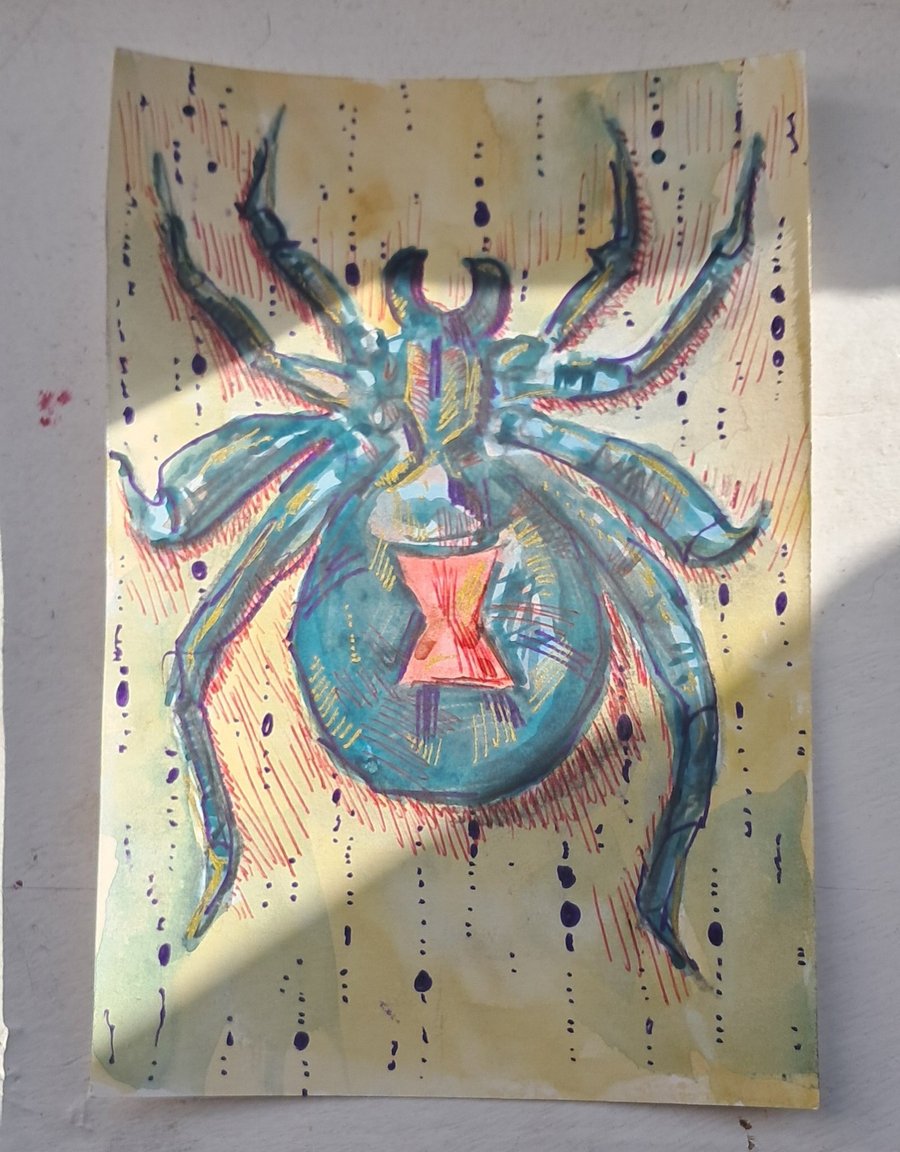 Harvest Widow- original piece