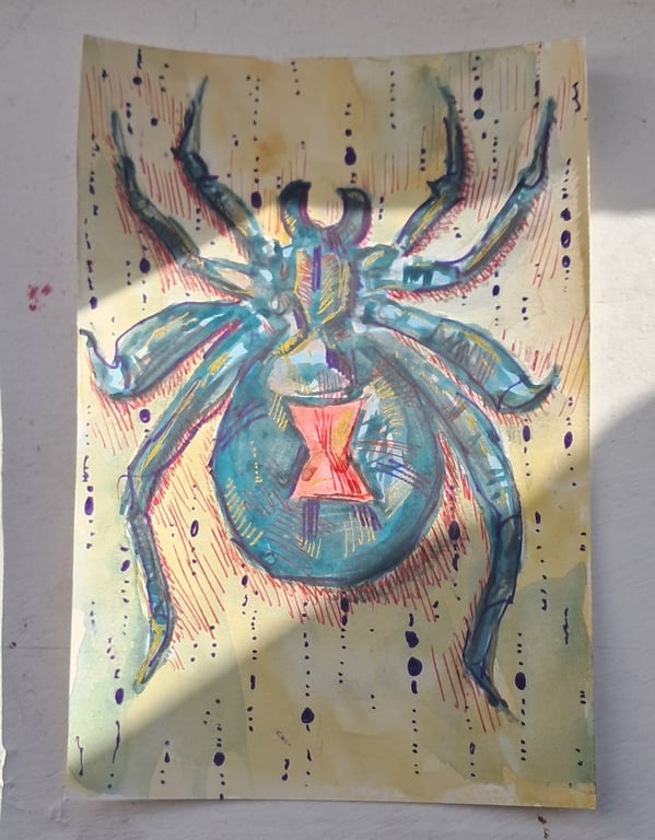 Harvest Widow- original piece