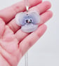 Pressed Real Pansy Pendant Necklace - Image 2