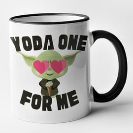 Yo Da One For Me Mug Cute Valentines Anniversary Christmas Sci Fi Gift 