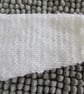 14" Newborn Round Neck Lacey Striped Cardigan (White) - Image 4