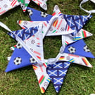 Euro2024 bunting, Scotland Bunting 12 small flags 