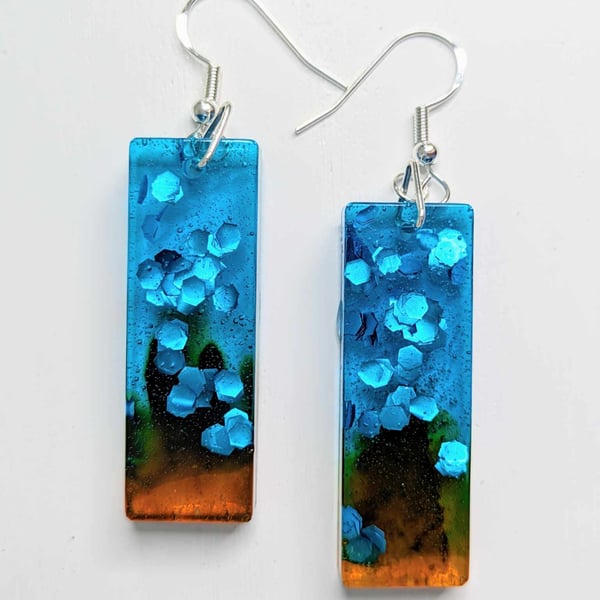 Long Resin Drops - Beach Theme