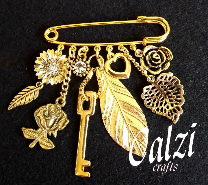 Kilt Pin Brooch (Midas's Garden)