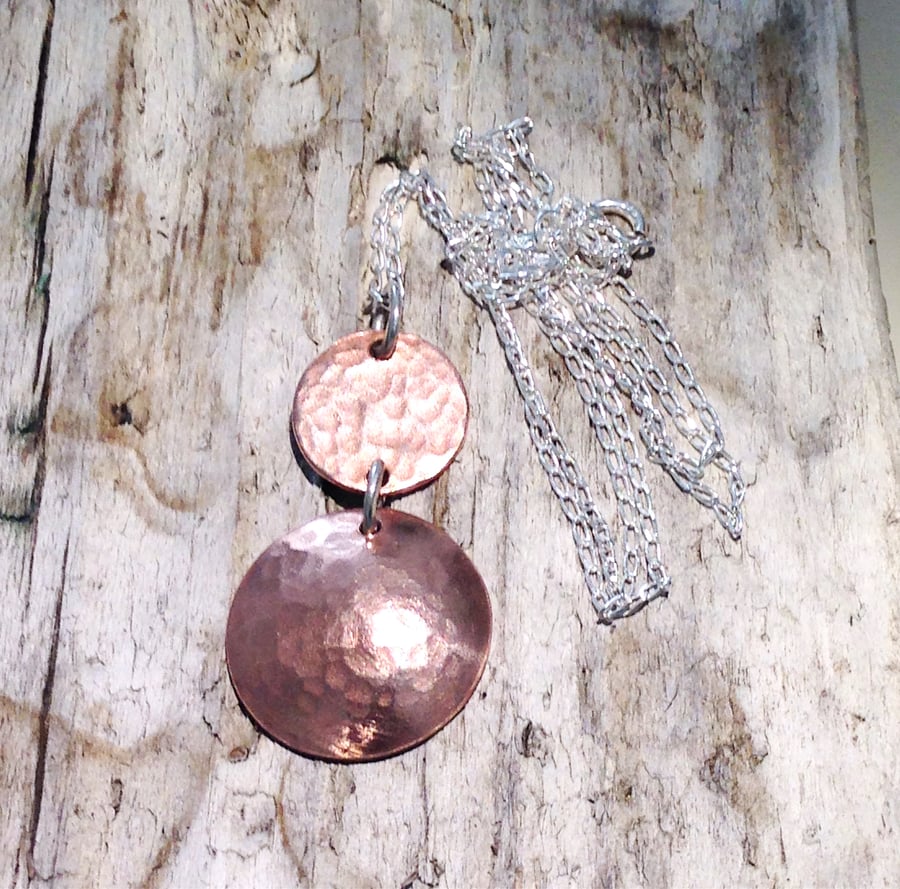  Handmade Copper Pendant Necklace - UK Free Post