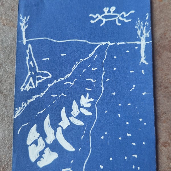 ACEO DEAD FISH RIVER