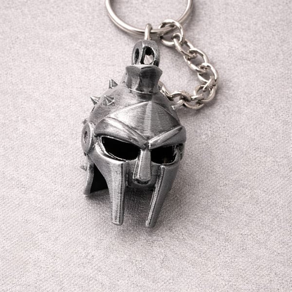 Gladiator Helmet Keychain – Custom 3D Printed & Handmade