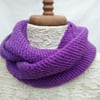 Snood, Ladies Purple Scarf