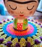colourful crochet mandala doily - Image 5