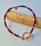 Garnet Gemstone Bracelet, January Birthday, Anniversary, Gift For Her, Capricorn - Image 4