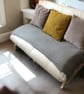 Wooden Futon Frame Rustic Sofa Bed Reclaimed Wood THE NOTTINGHAM - Image 9