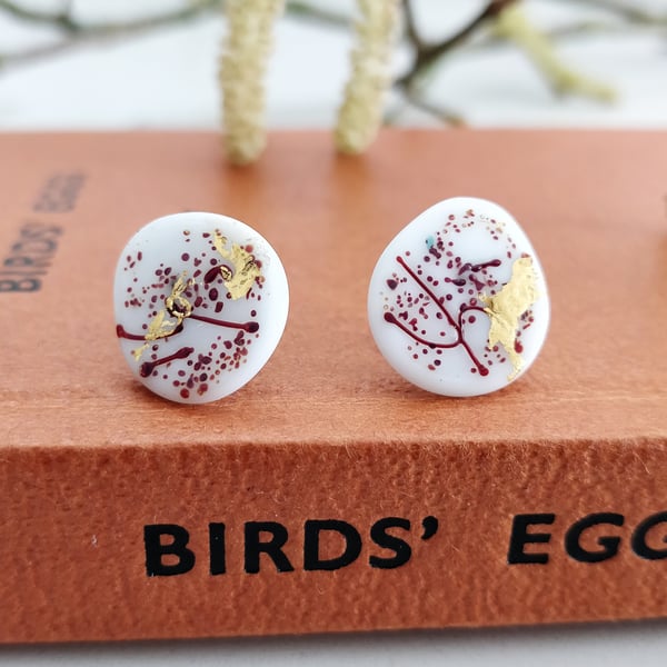 Golden Yellowhammer Studs (Small) 