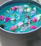 Soy Wax Candle in a Tin with Confetti-Style Decoration - Sea Salt Scent - Image 8