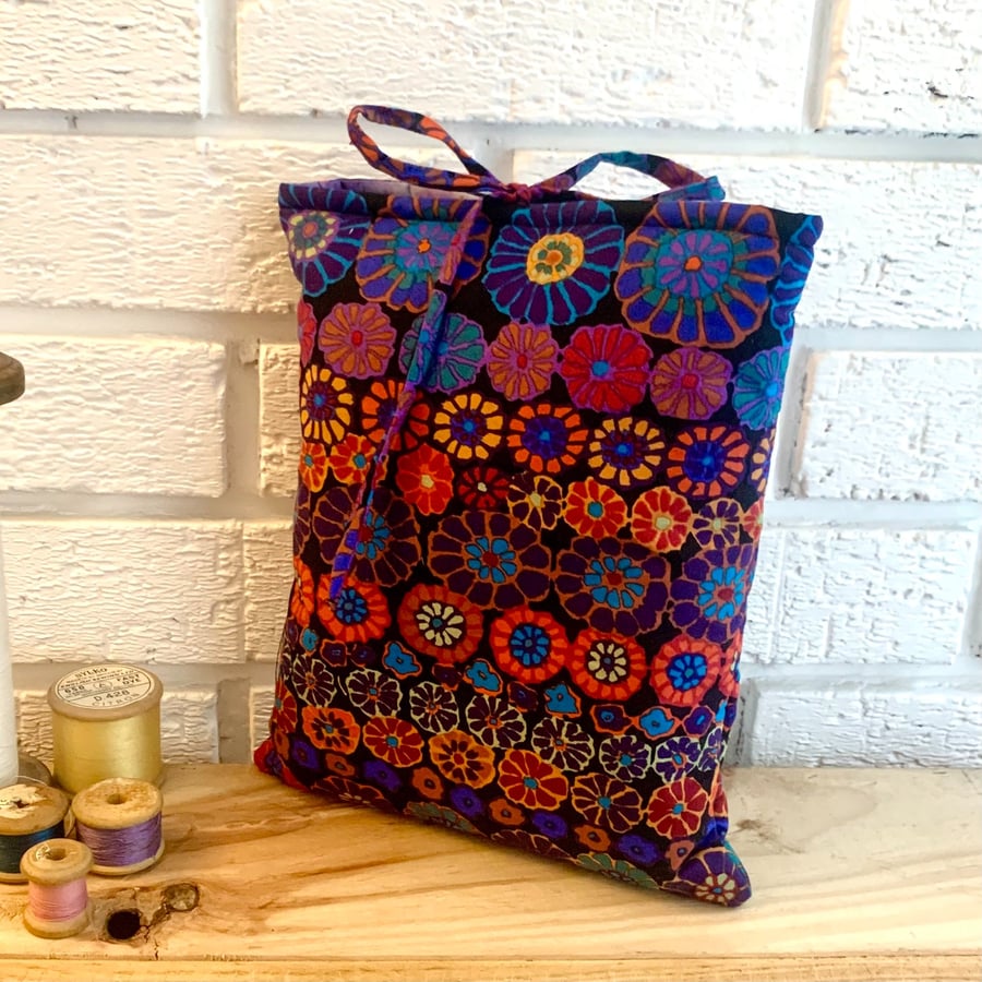 Fabric Book Sleeve with Ties