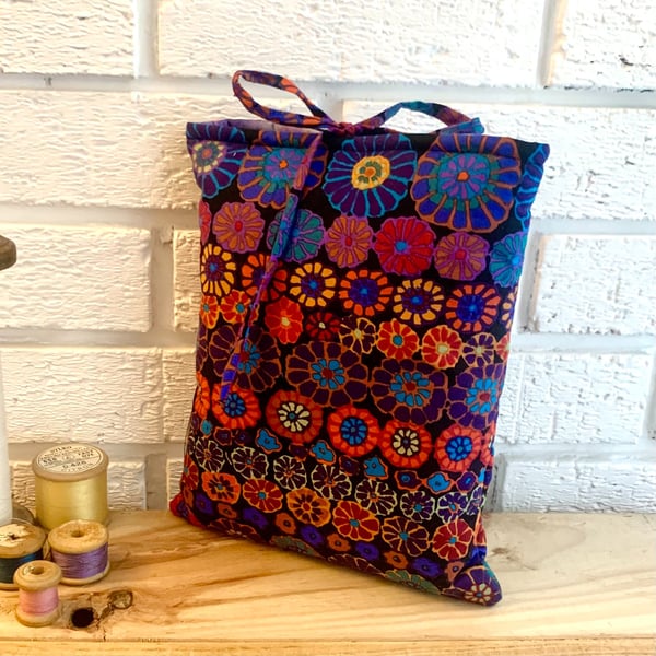 Fabric Book Sleeve with Ties