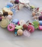 Neopolitan ice-cream & button charm bracelet - Image 2