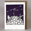 StarGazey Skies - Taurus Zodiac Birthday Card (April 20-May 20) 