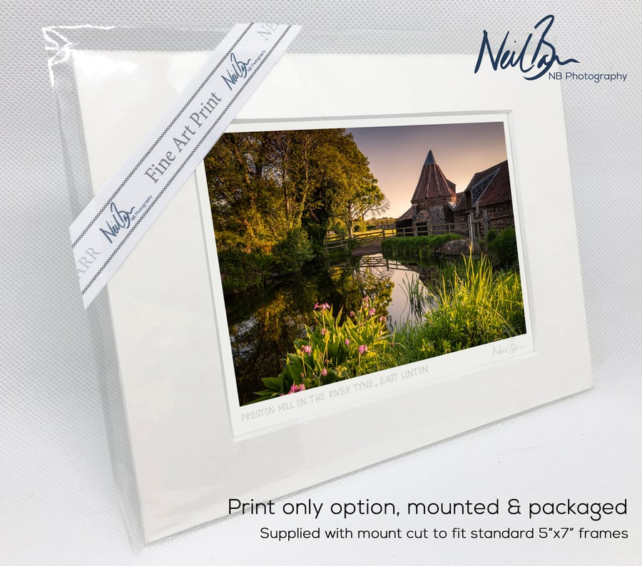 Preston Mill East Linton Scotland - A6 (7" x 5") Unframed Print