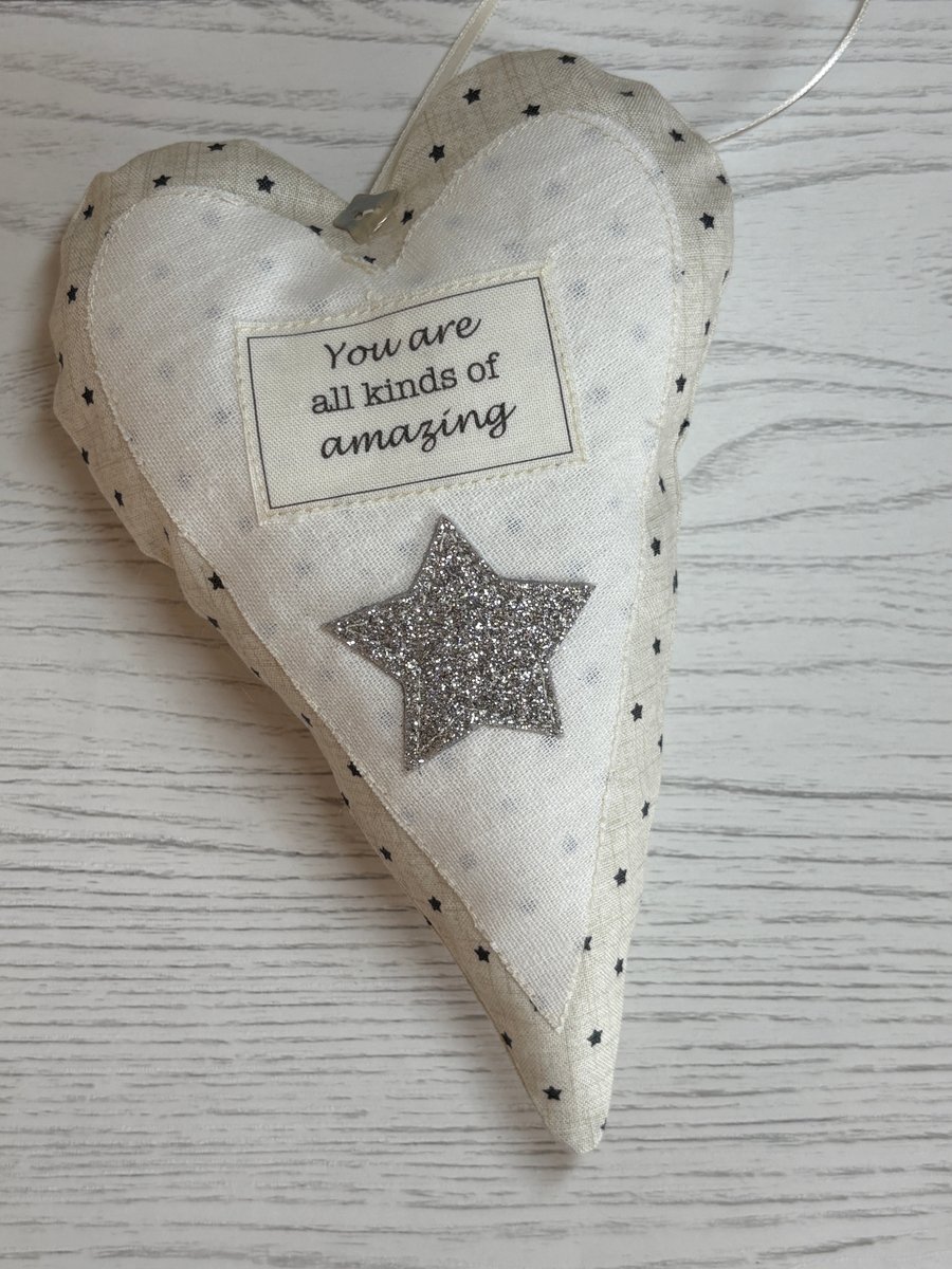 ‘You are amazing’ heart