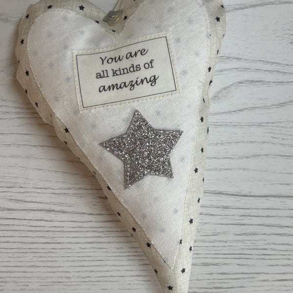 ‘You are amazing’ heart