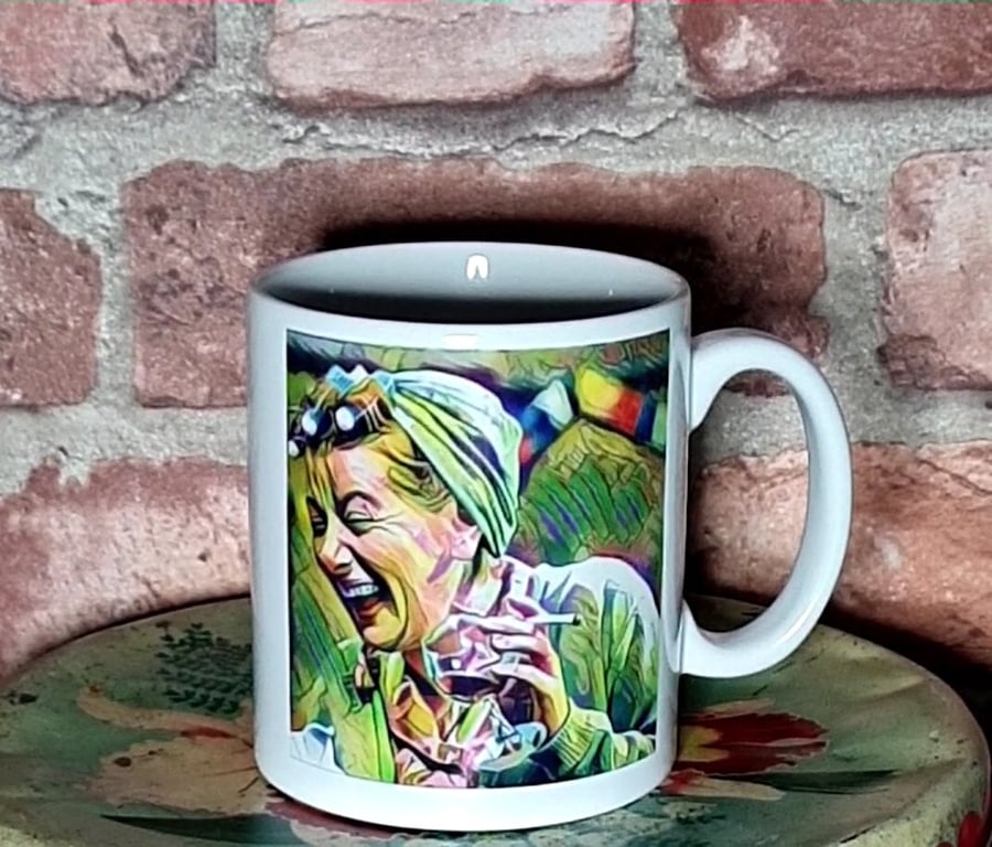 Hilda Ogden  classic Coronation Street mug - Woman, Stanley, woman.