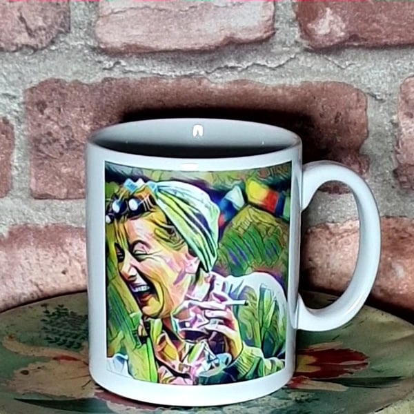 Hilda Ogden  classic Coronation Street mug - Woman, Stanley, woman.