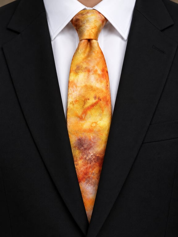 Pure Silk Tie. Hand Dyed and Unique. A Perfect Gift.