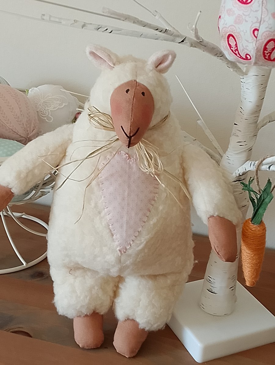 Easter decoration Handmade Tilda Style Sheep